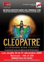 CLEOPATRE LA DERNIERE REINE D EGYPTE LE FILM DU SPECTACLE MUSICAL DE KAMEL OUALI