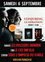CONJURING, LE MARATHON - 3 FILMS 18€
