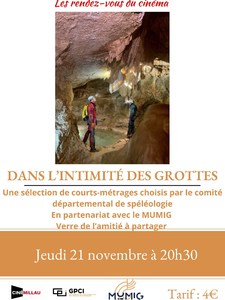 Dans l'intimité des grottes