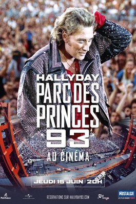 JOHNNY HALLYDAY - PARC DES PRINCES 93 AU CINEMA
