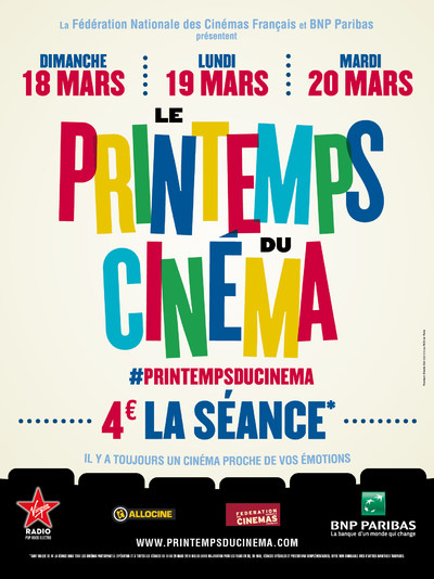 LE PRINTEMPS DU CINEMA 2018