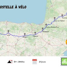 Photo 3 pour COMPOSTELLE A VELO